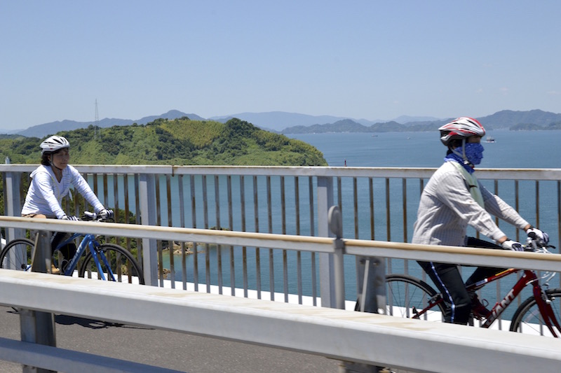 もちろん「しまなみ海道」を走る