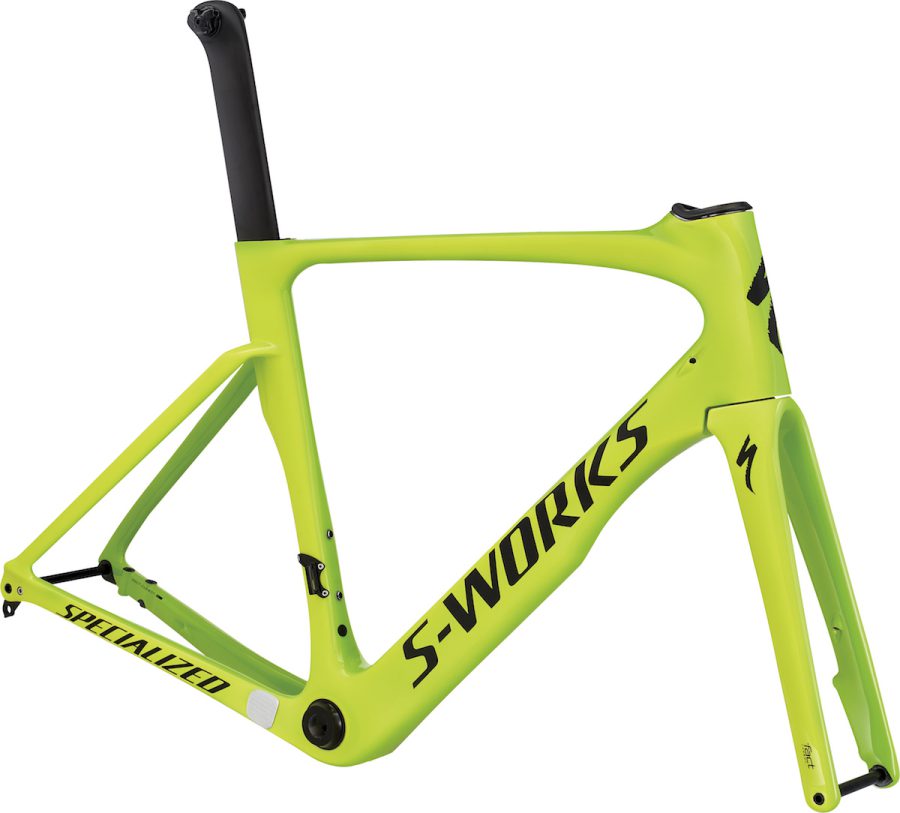 S-WORKS VENGE DISC ViAS FRAMESET（GLOSS MONSTER GREEN/TEAM YELLOW/SATIN BLACK）