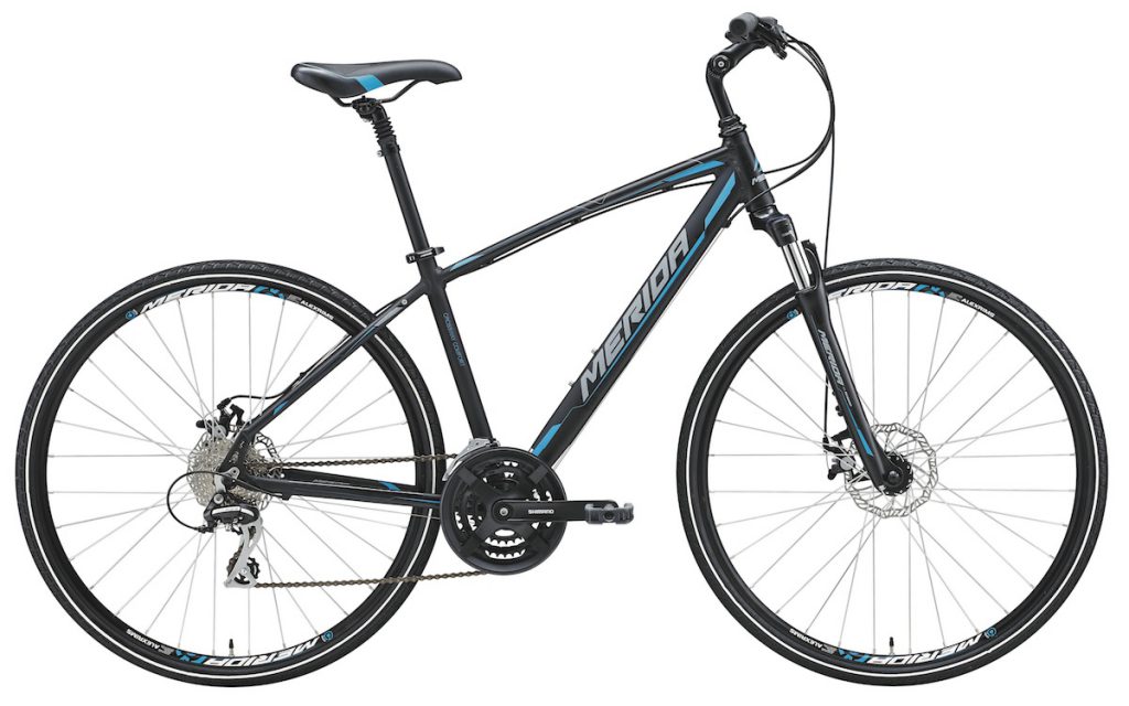 メリダCROSSWAY COMFORT 700C 21速 460mm クロス MERIDA 2017年モデル：ゆったりと快適なサイクリングを楽しめる