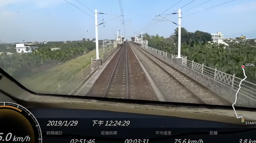 台湾：鉄道での環島を体験する動画