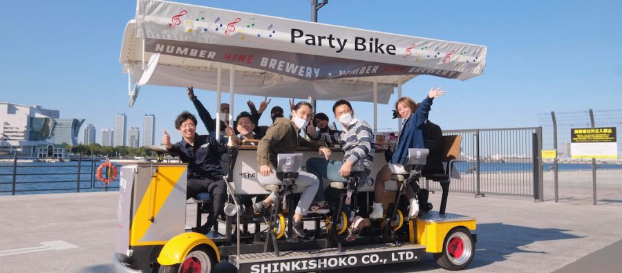 Read more about the article 横浜でビアバイクが走る